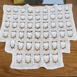 🍁Versatile Rectangular Shaped Cotton Crocheted Doily.